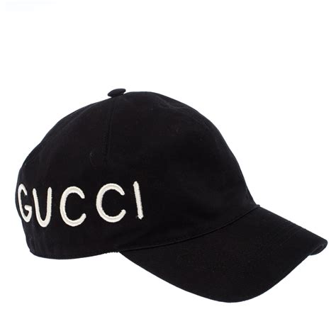 gucci embroidered canvas baseball hat|Gucci baseball caps for men.